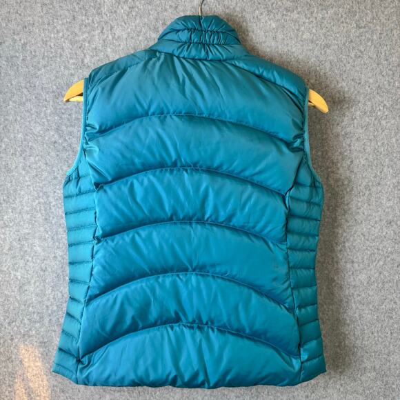 REI Goose Down Puffer Vest Women’s XS Blue Winter Ski Outdoors Hiking Warm - Picture 3 of 10